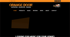 Desktop Screenshot of orangedoormusic.com