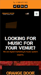 Mobile Screenshot of orangedoormusic.com